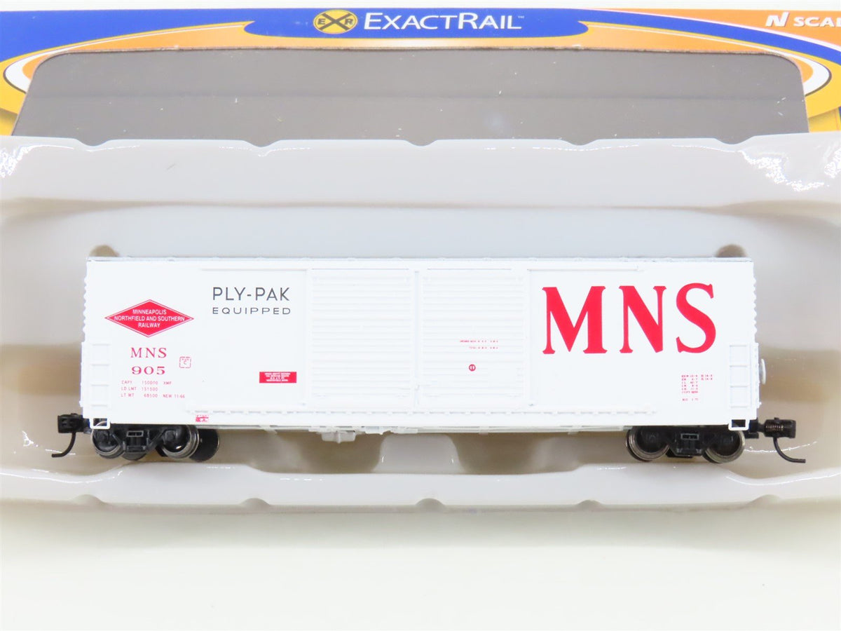 N Scale ExactRail EN-50808-3 MNS Minneapolis Northfield &amp; Southern Box Car #905