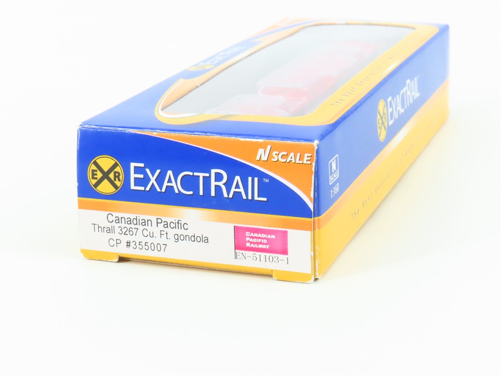 N Scale ExactRail EN-51103-1 CP Canadian Pacific Thrall Gondola #355007