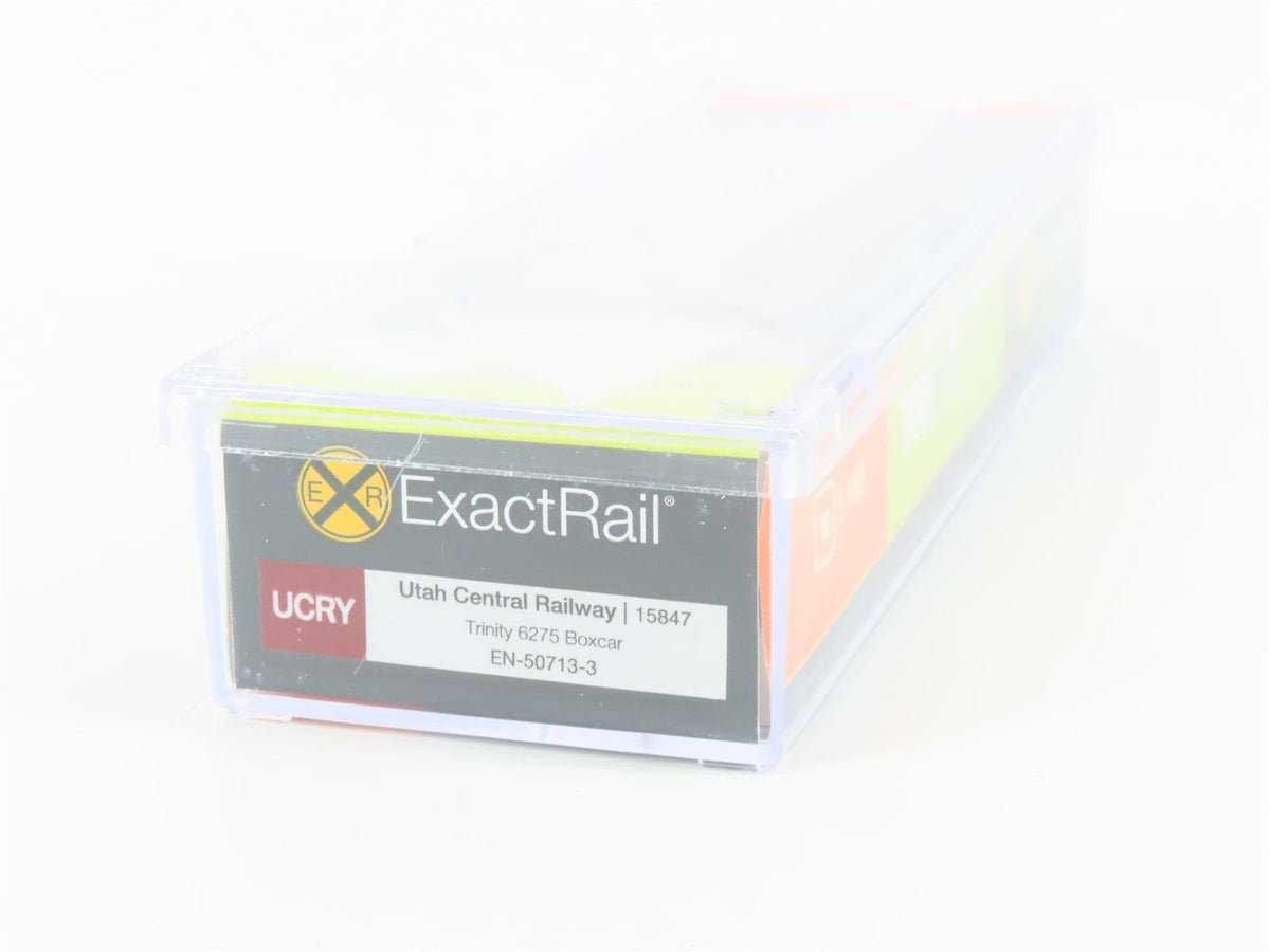 N Scale ExactRail TrainLife Exclusive EN-50713-3 UCRY Utah Central Boxcar #15847