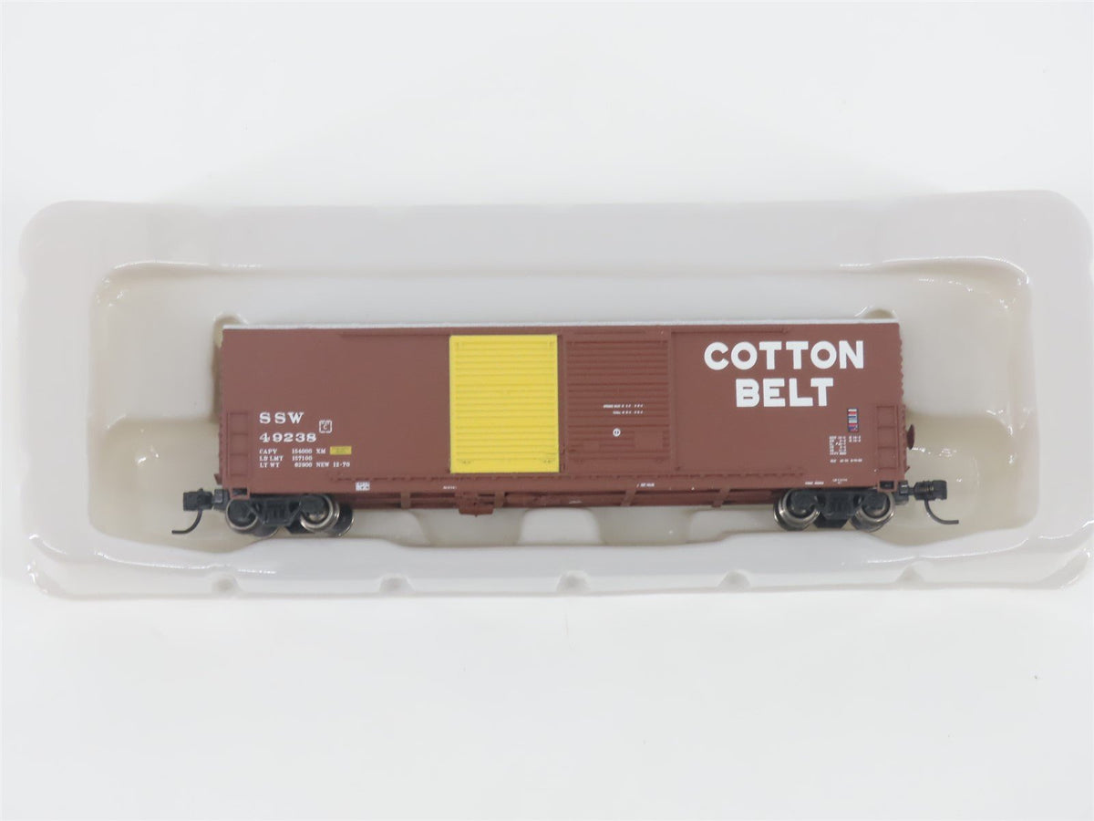 N Scale ExactRail EN-50806-5 SSW Cotton Belt Double Door Box Car #49238