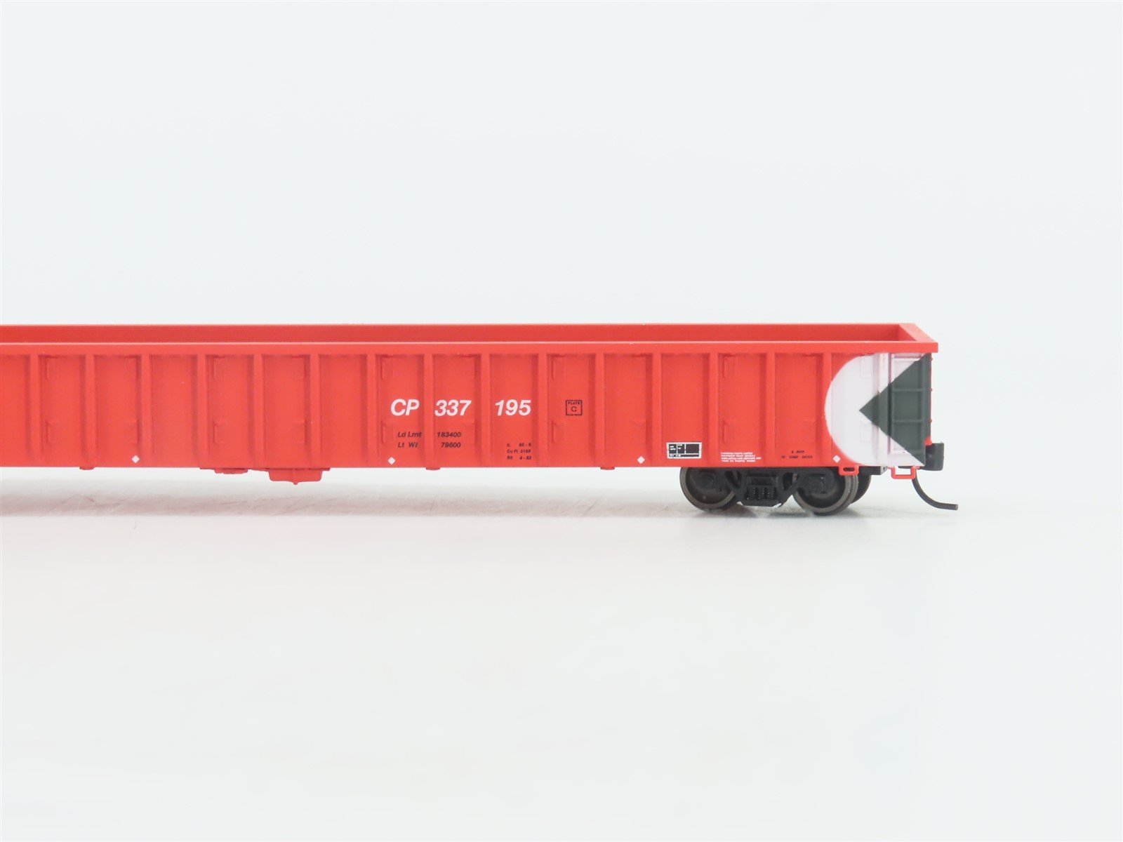N Scale ExactRail EN-51501-3 CP Rail Canadian Pacific 65' Mill Gondola #337195