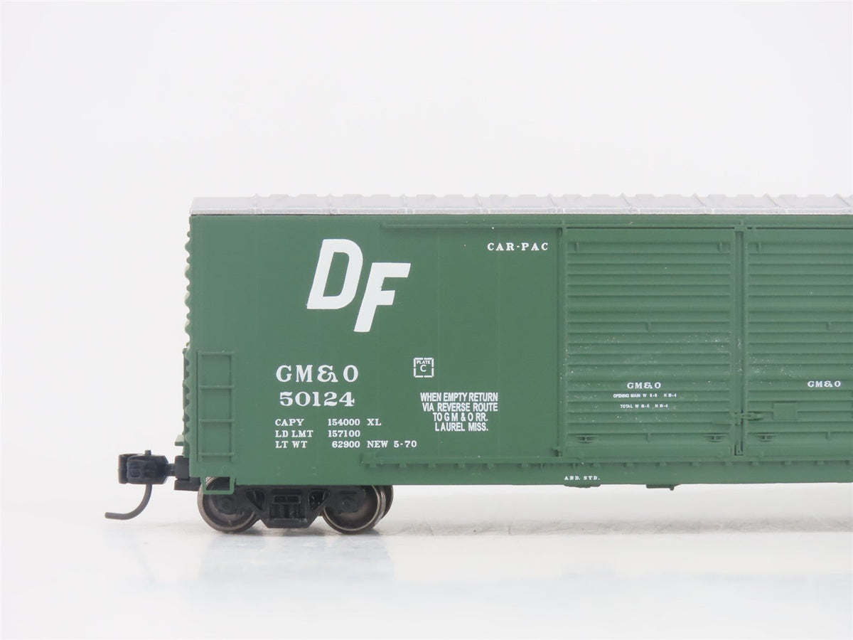 N Scale ExactRail EN-50805-3 GM&amp;O Gulf Mobile &amp; Ohio Double Door Box Car #50124
