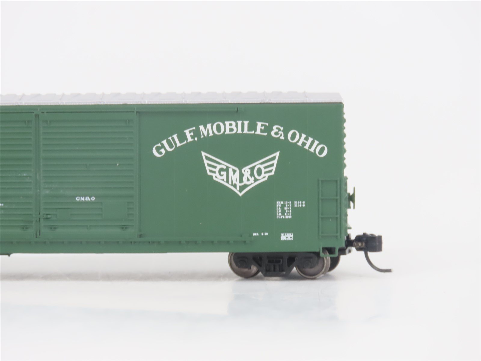 N Scale ExactRail EN-50805-3 GM&O Gulf Mobile & Ohio Double Door Box Car #50124