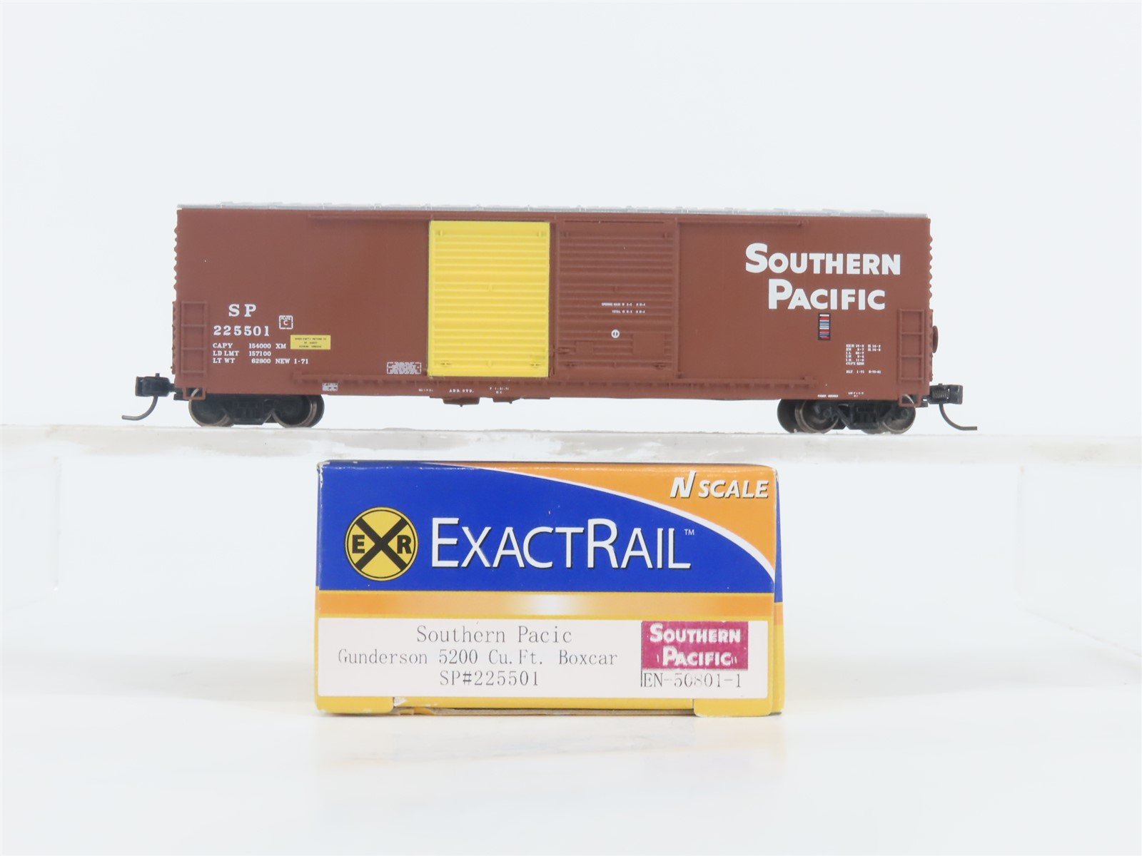 N Scale ExactRail EN-50801-1 SP Southern Pacific Double Door Box Car #225501