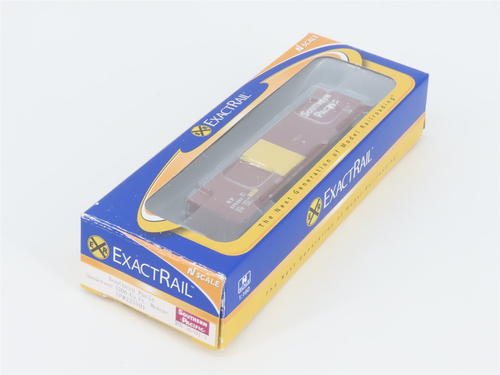 N Scale ExactRail EN-50801-1 SP Southern Pacific Double Door Box Car #225501