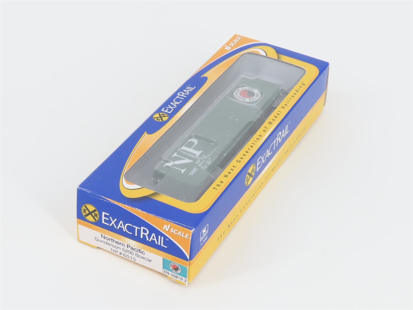 N Scale ExactRail EN-50810-2 NP Northern Pacific Railway Box Car #6015