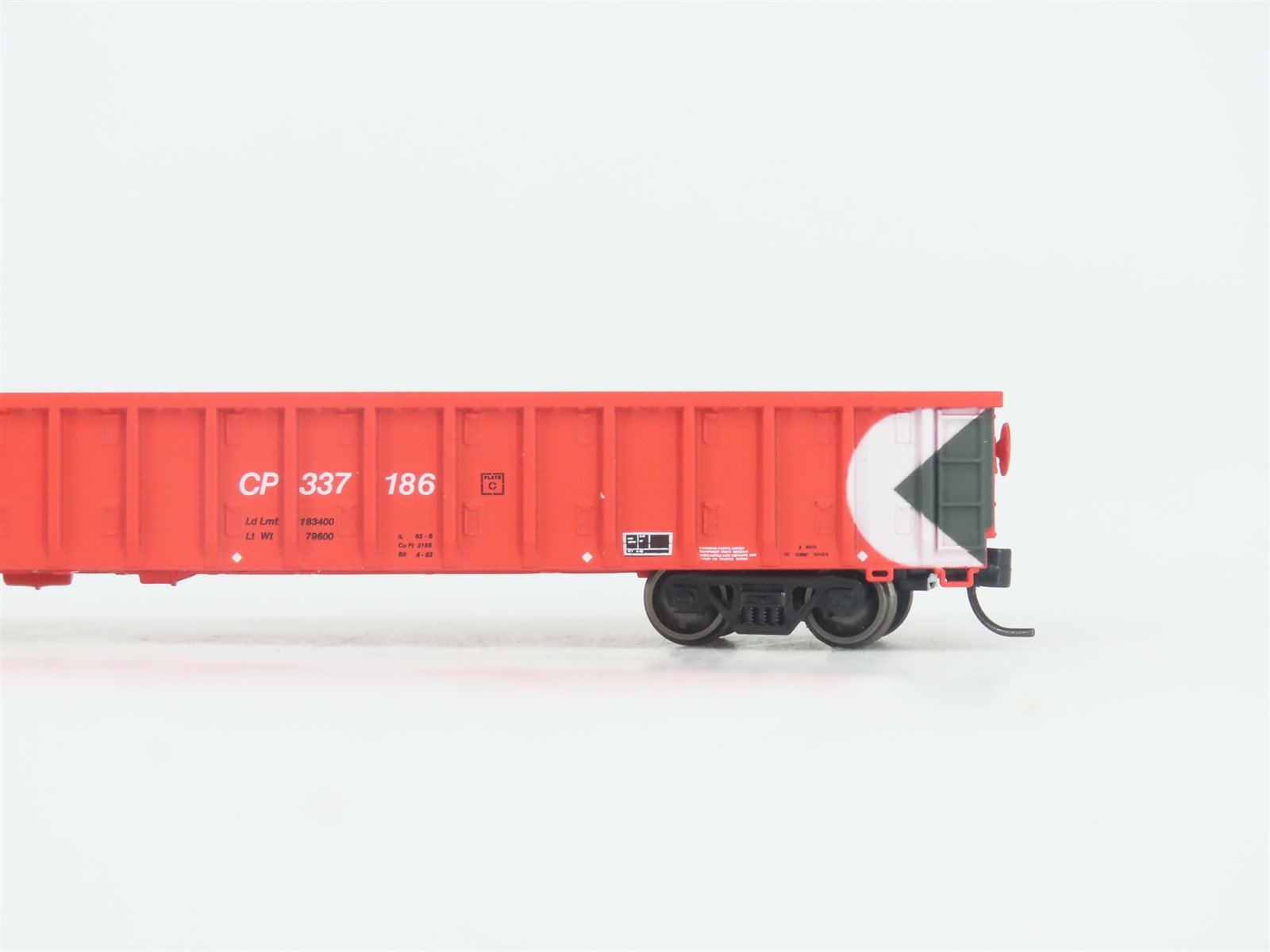 N Scale ExactRail EN-51501-1 CP Rail Canadian Pacific 65' Mill Gondola #337186
