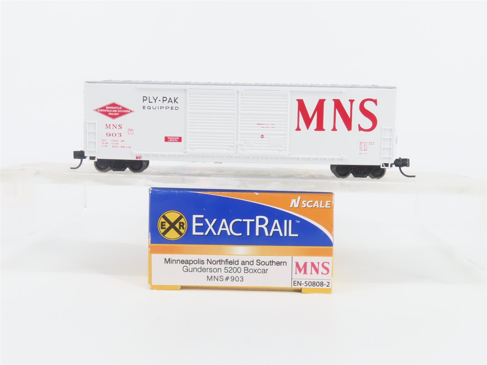 N Scale ExactRail EN-50808-2 MNS Minneapolis Northfield & Southern Box Car #903