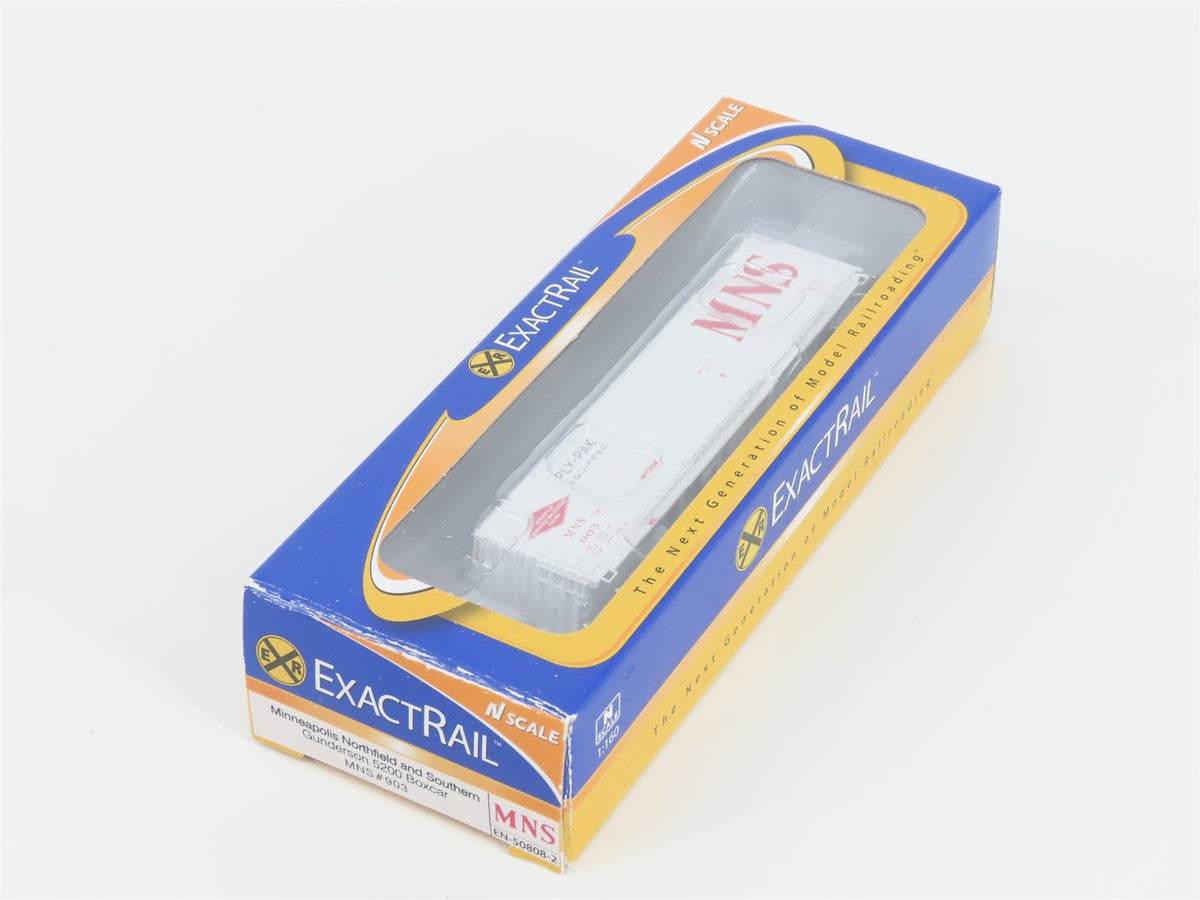N Scale ExactRail EN-50808-2 MNS Minneapolis Northfield &amp; Southern Box Car #903