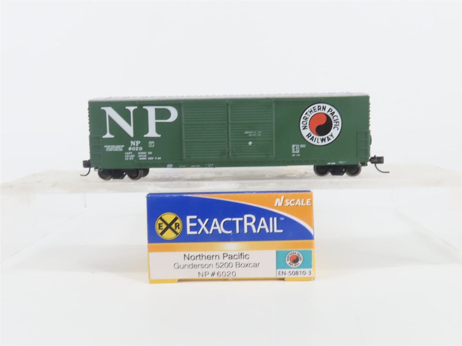 N Scale ExactRail EN-50810-3 NP Northern Pacific Railway Box Car #6020
