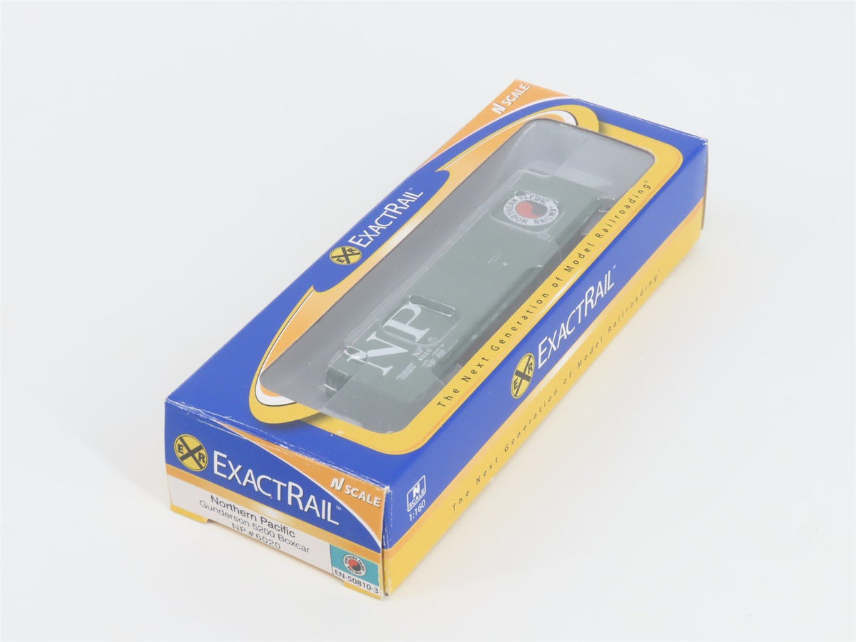 N Scale ExactRail EN-50810-3 NP Northern Pacific Railway Box Car #6020