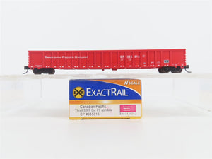 N Scale ExactRail EN-51103-2 CP Canadian Pacific Railway Gondola #355016