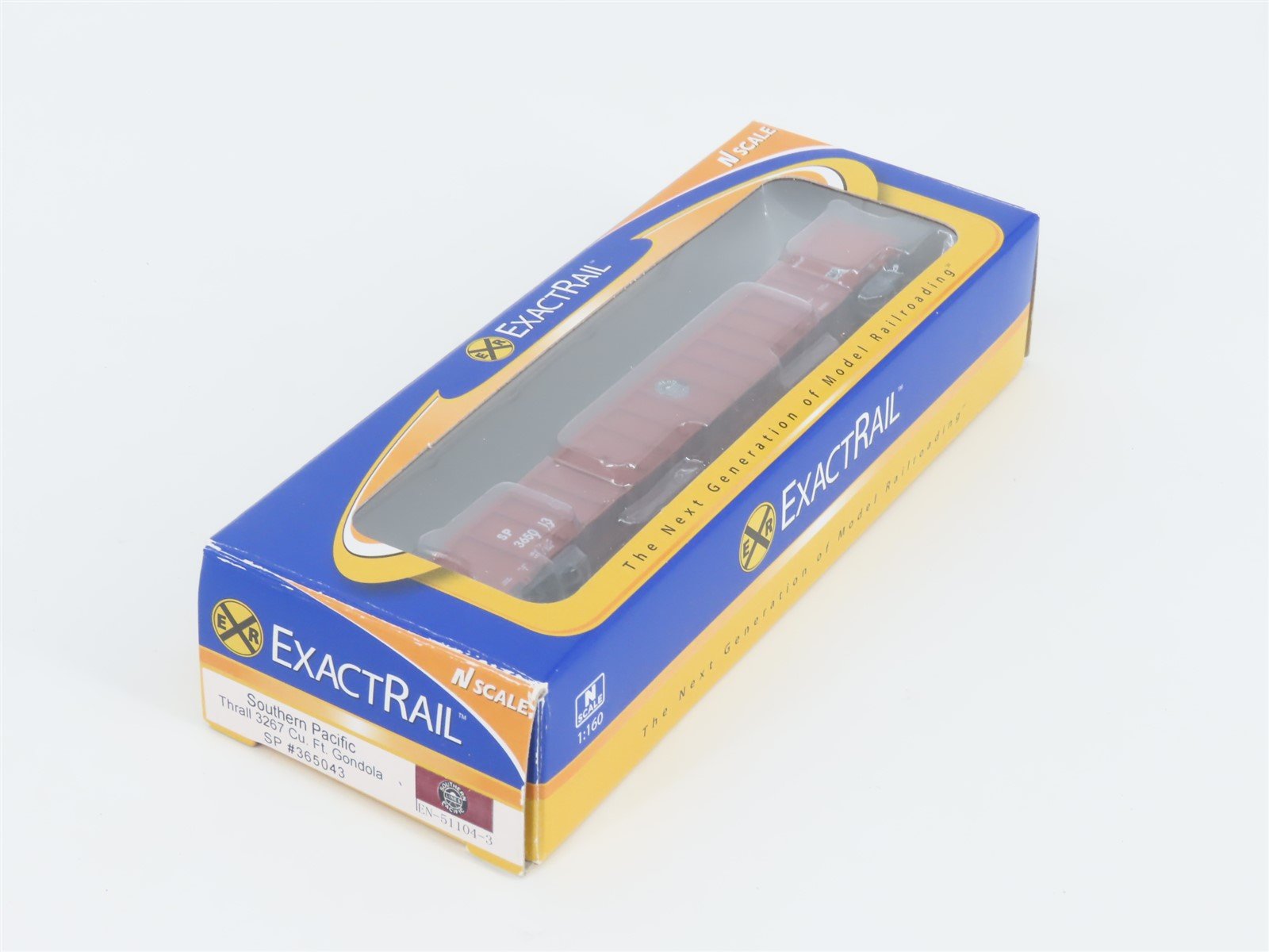 N Scale ExactRail EN-51104-3 SP Southern Pacific Railroad Thrall Gondola #365043