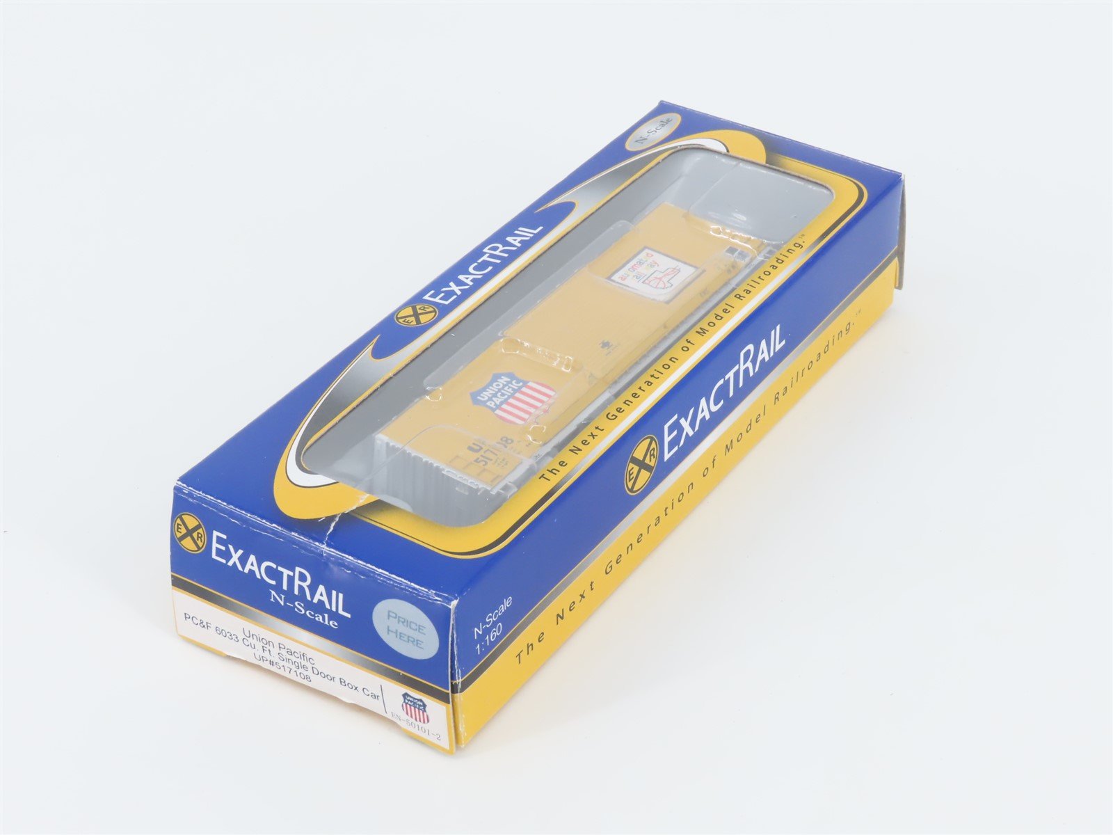 N Scale ExactRail EN-50101-2 UP Union Pacific Single Door Box Car #517180
