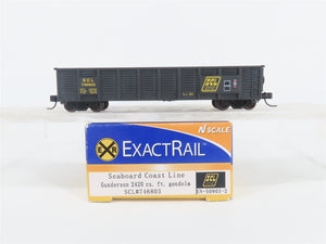 N Scale ExactRail EN-50903-2 SCL Seaboard Coast Line Gondola #746803