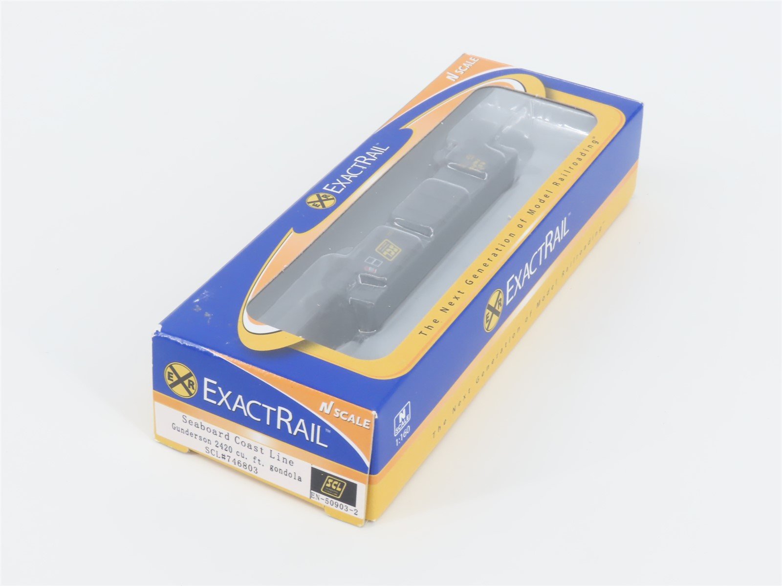 N Scale ExactRail EN-50903-2 SCL Seaboard Coast Line Gondola #746803