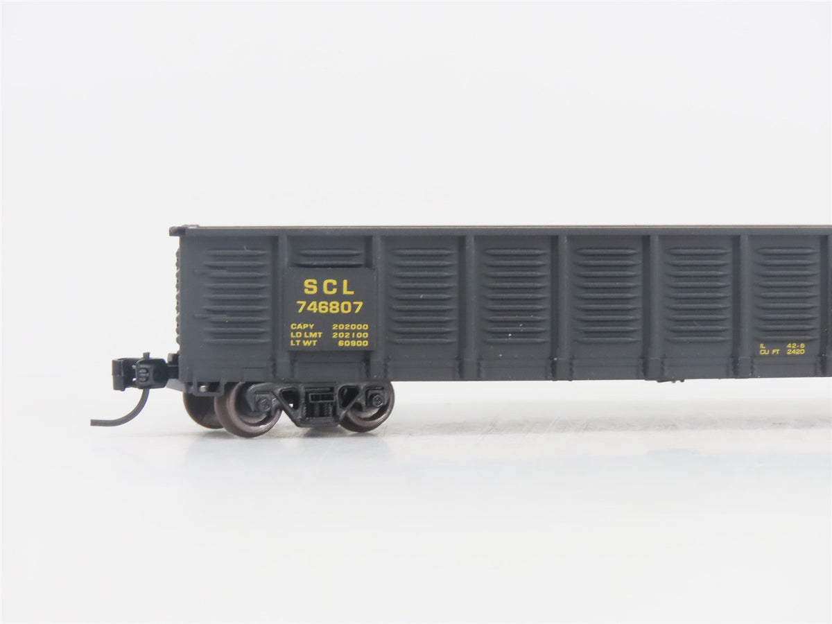 N Scale ExactRail EN-50903-3 SCL Seaboard Coast Line Gondola #746807