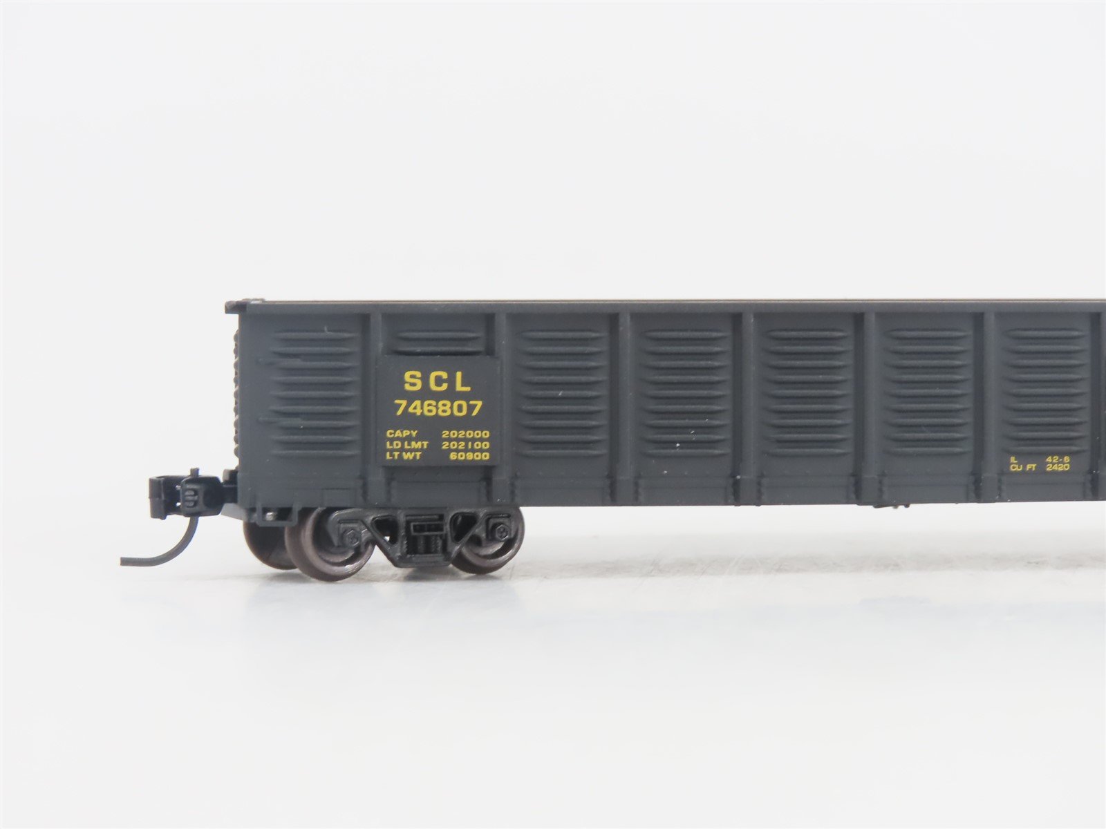 N Scale ExactRail EN-50903-3 SCL Seaboard Coast Line Gondola #746807
