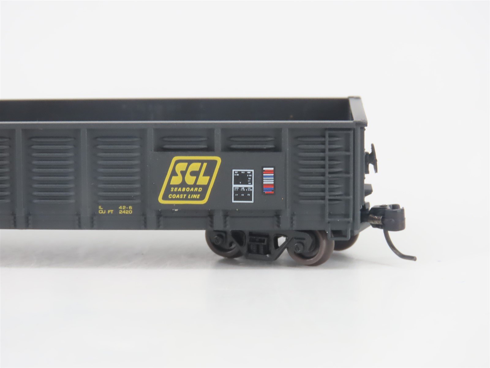 N Scale ExactRail EN-50903-1 SCL Seaboard Coast Line Gondola #746801