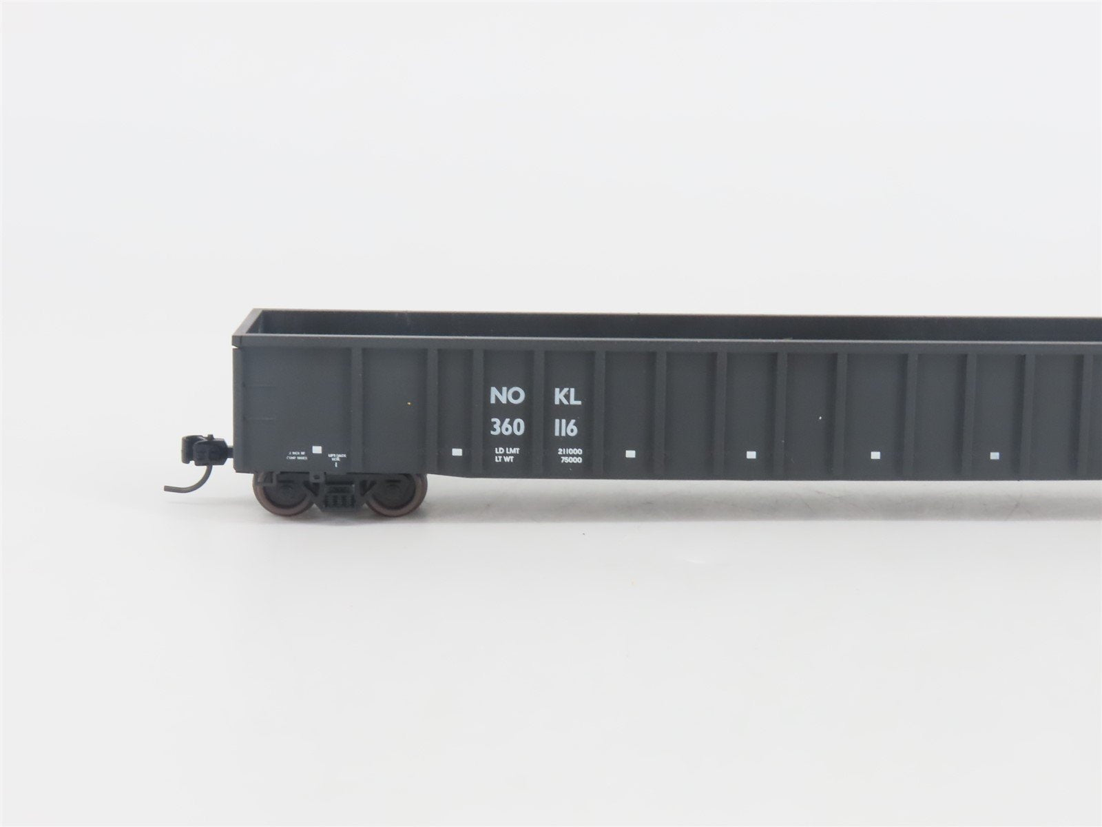 N Scale ExactRail EN-51106-3 NOKL Northwestern Oklahoma Thrall Gondola #360116