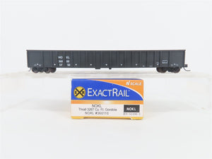 N Scale ExactRail EN-51106-1 NOKL Northwestern Oklahoma Thrall Gondola #360110