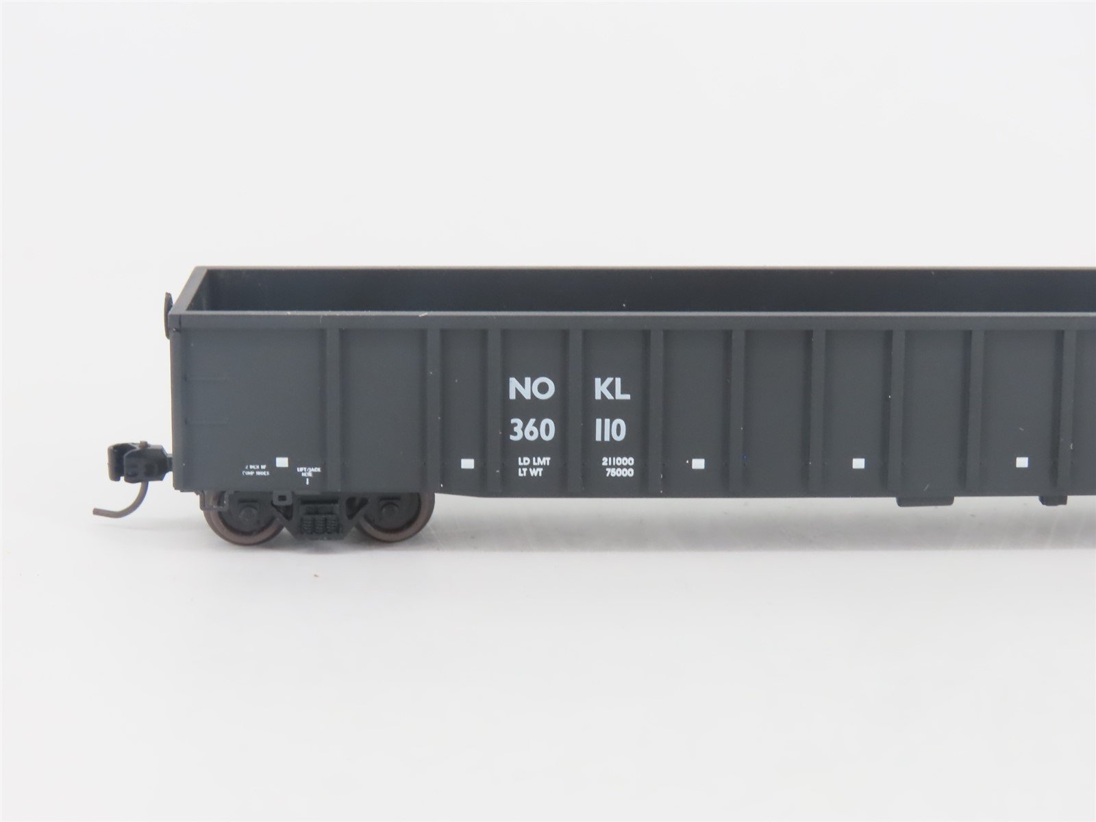 N Scale ExactRail EN-51106-1 NOKL Northwestern Oklahoma Thrall Gondola #360110