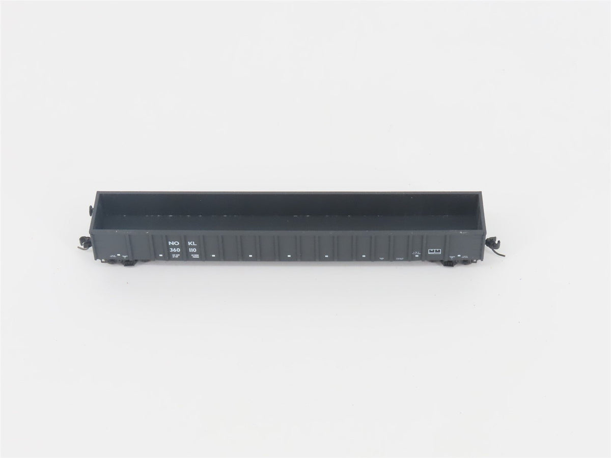 N Scale ExactRail EN-51106-1 NOKL Northwestern Oklahoma Thrall Gondola #360110