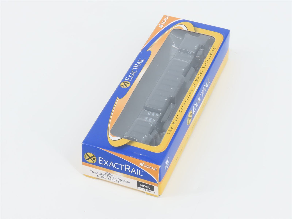 N Scale ExactRail EN-51106-1 NOKL Northwestern Oklahoma Thrall Gondola #360110