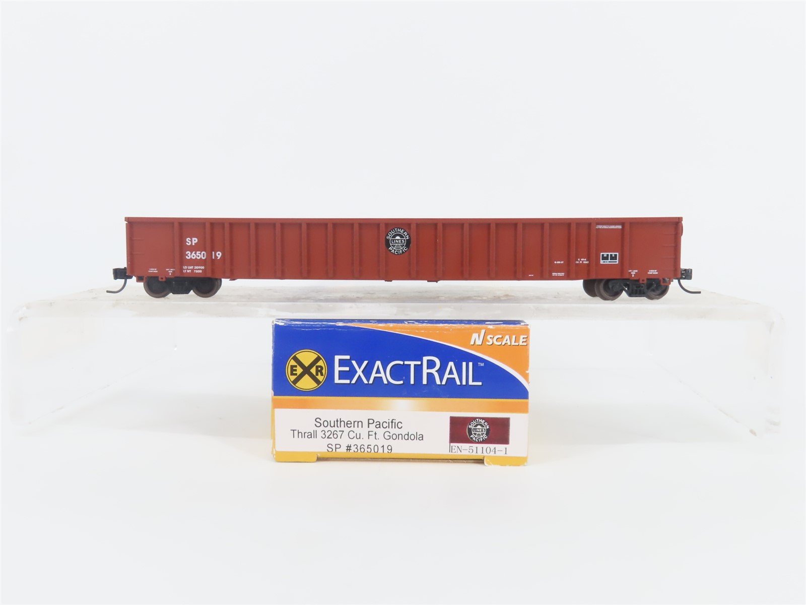 N Scale ExactRail EN-51104-1 SP Southern Pacific Thrall Gondola #365019