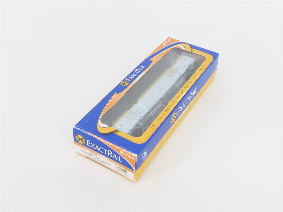 N Scale ExactRail EN-51102-1 CSXT CSX Thrall Gondola #491002