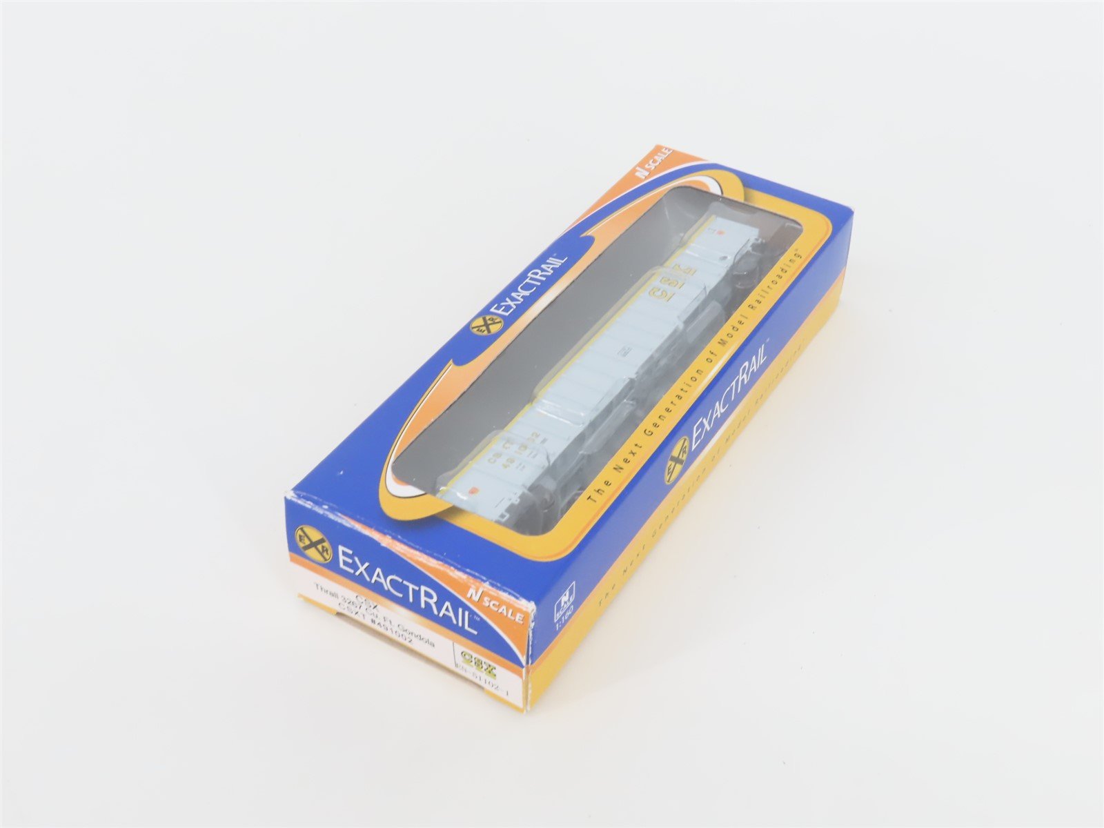 N Scale ExactRail EN-51102-1 CSXT CSX Thrall Gondola #491002