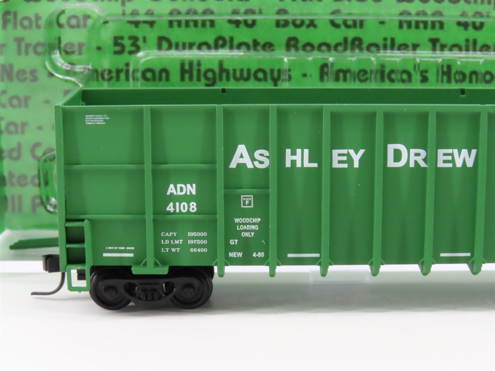 N Scale Deluxe Innovations 105911 ADN Serving Southern Forests Woodchip Car 4108
