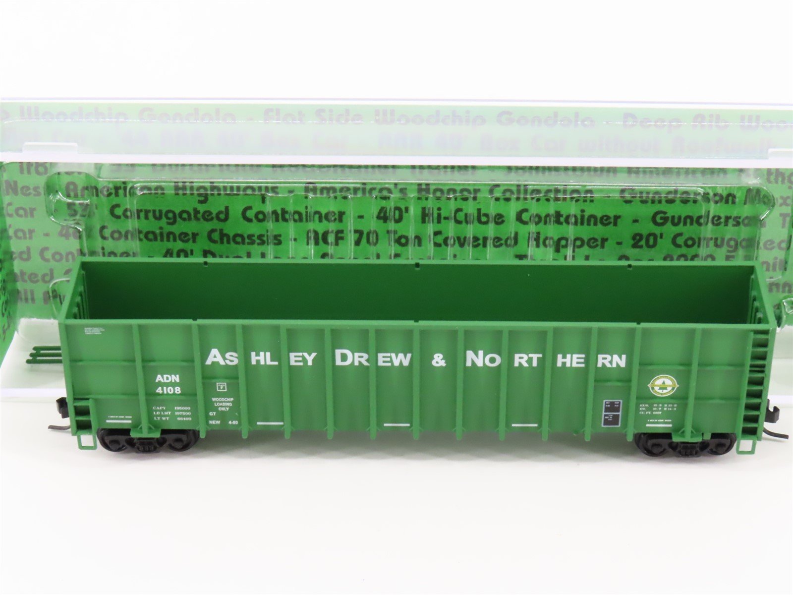 N Scale Deluxe Innovations 105911 ADN Serving Southern Forests Woodchip Car 4108
