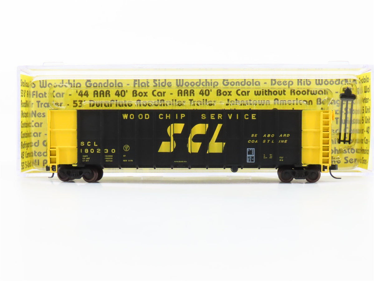 N Scale Deluxe Innovations 105601 SCL Seaboard Coast Line Woodchip Car #180230