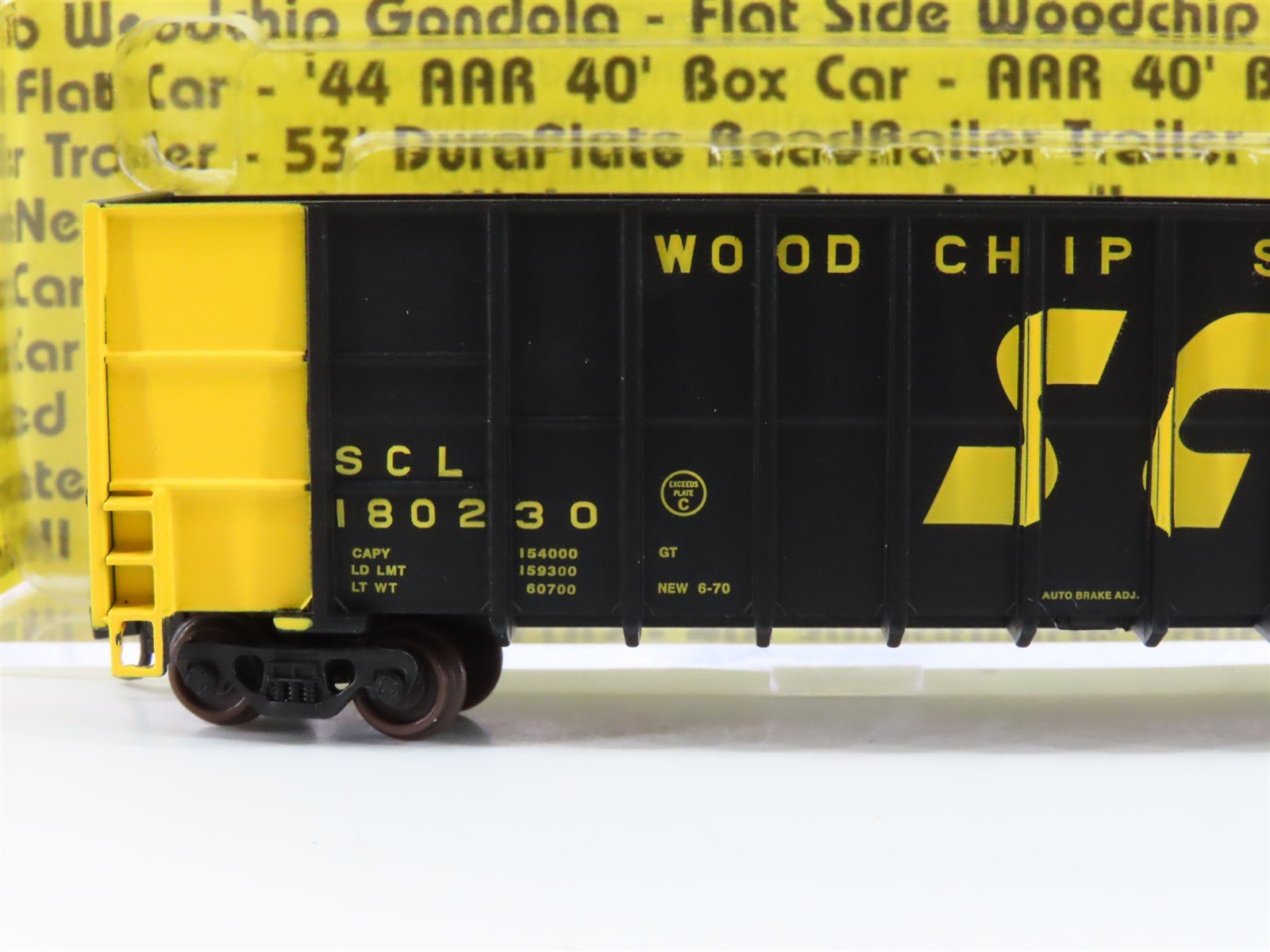 N Scale Deluxe Innovations 105601 SCL Seaboard Coast Line Woodchip Car #180230