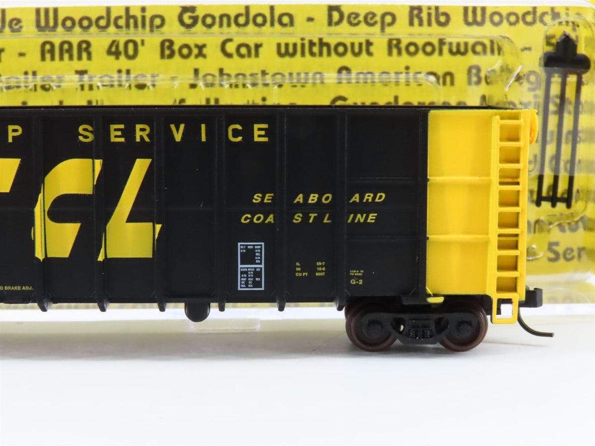 N Scale Deluxe Innovations 105601 SCL Seaboard Coast Line Woodchip Car #180230