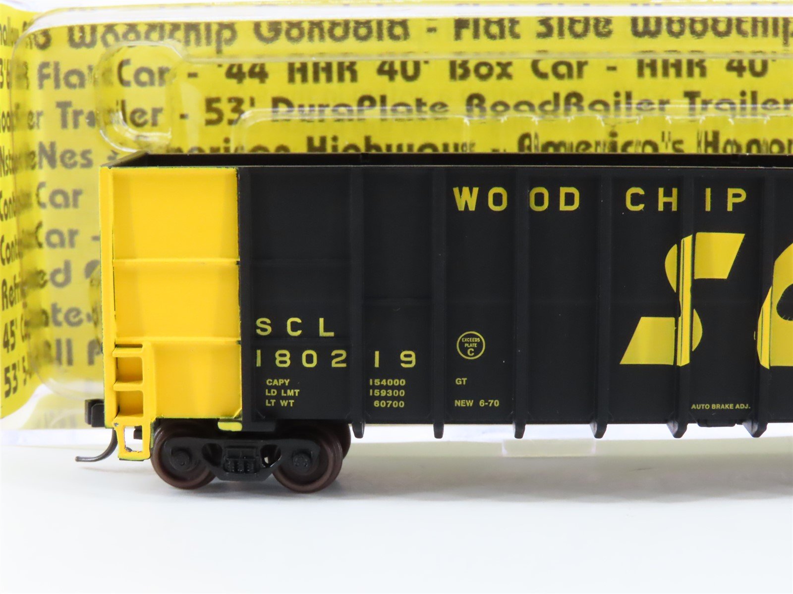 N Scale Deluxe Innovations 105603 SCL Seaboard Coast Line Woodchip Car #180219