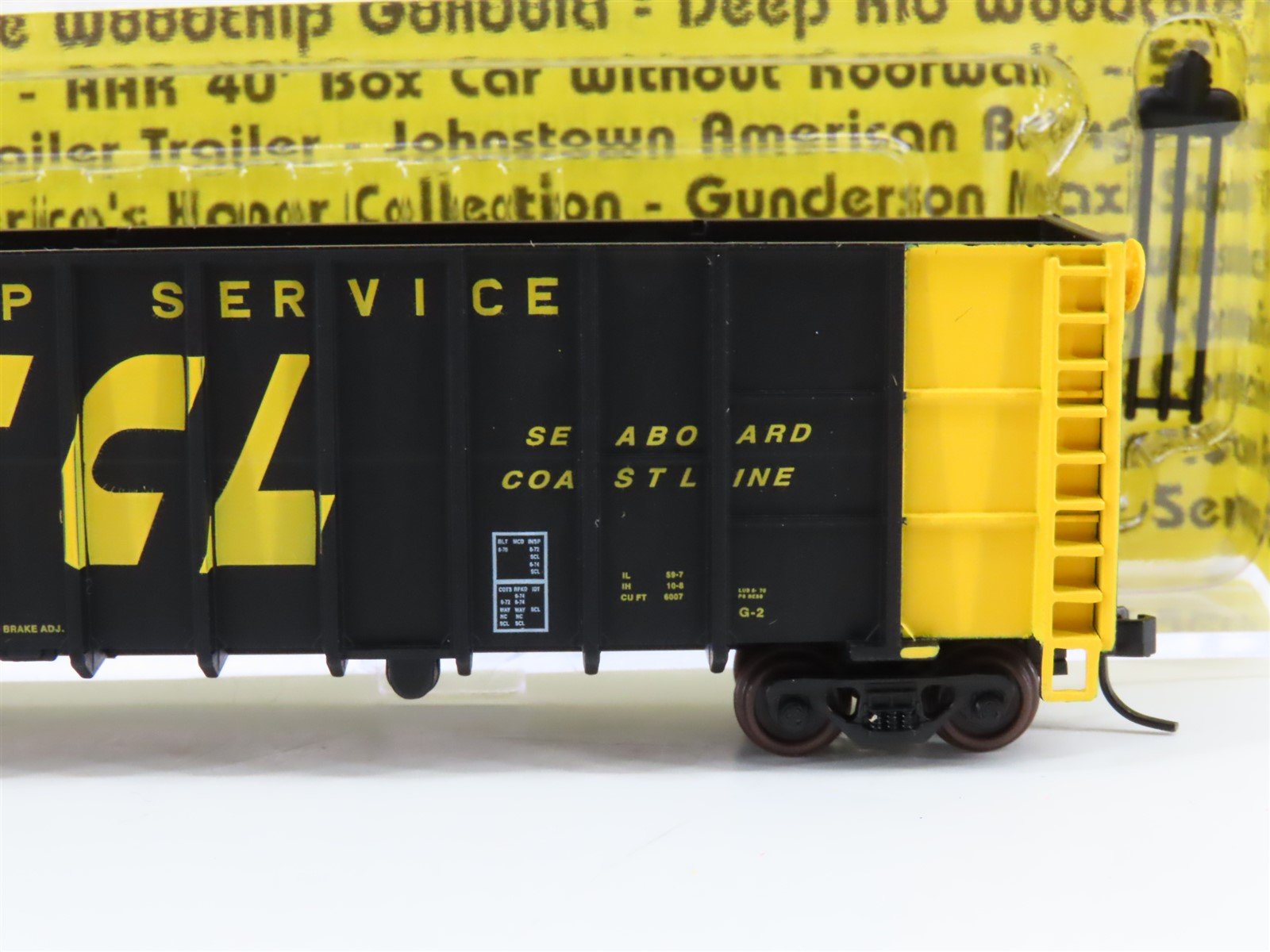 N Scale Deluxe Innovations 105603 SCL Seaboard Coast Line Woodchip Car #180219