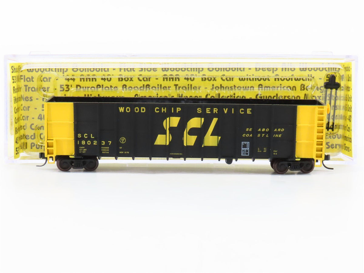 N Scale Deluxe Innovations 105603 SCL Seaboard Coast Line Woodchip Car #180237