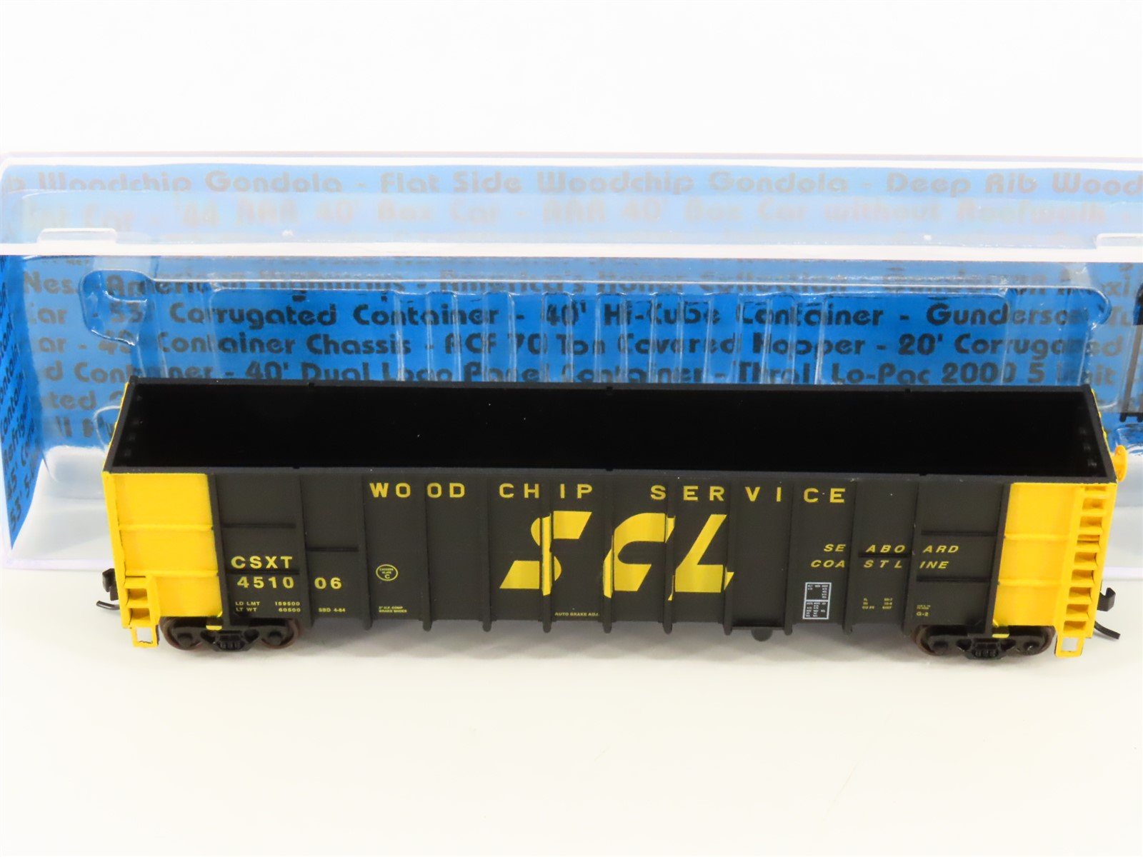 N Scale Deluxe Innovations 105703 CSXT CSX ex-SCL Woodchip Car #451006