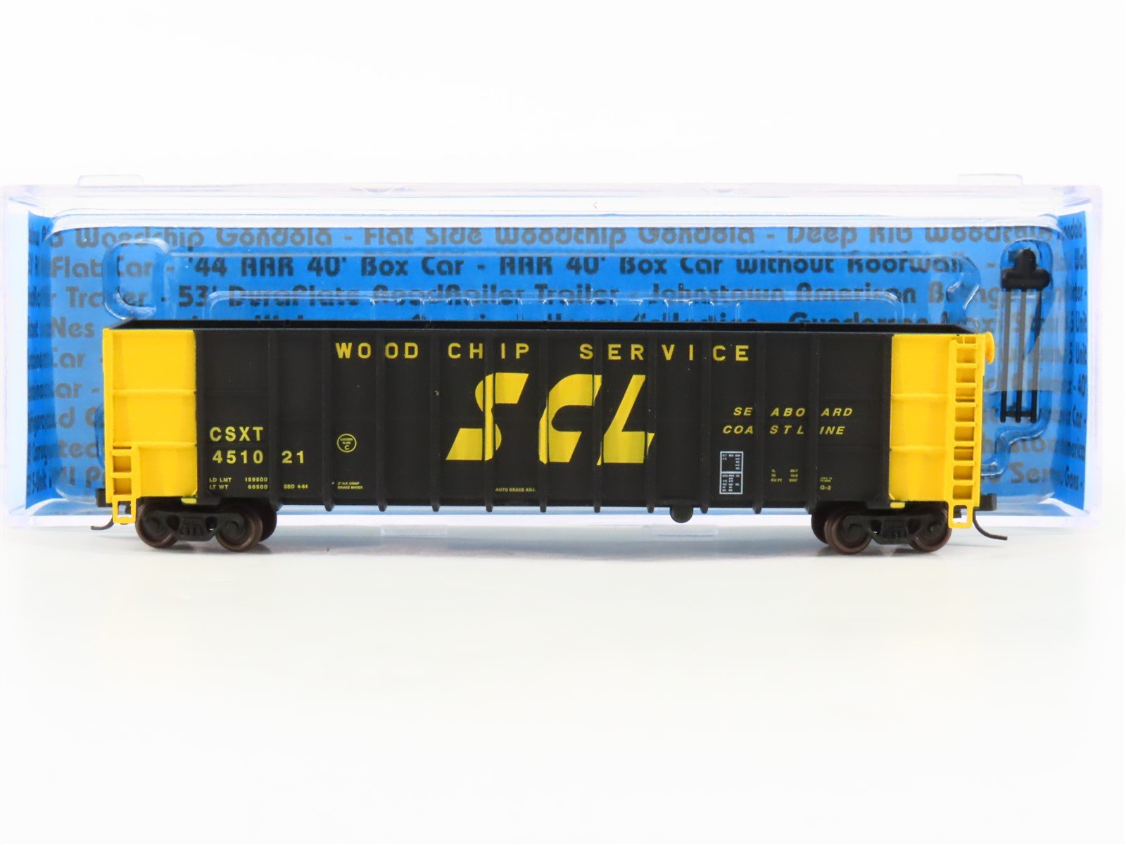 N Scale Deluxe Innovations 105703 CSXT CSX ex-SCL Woodchip Car #451021