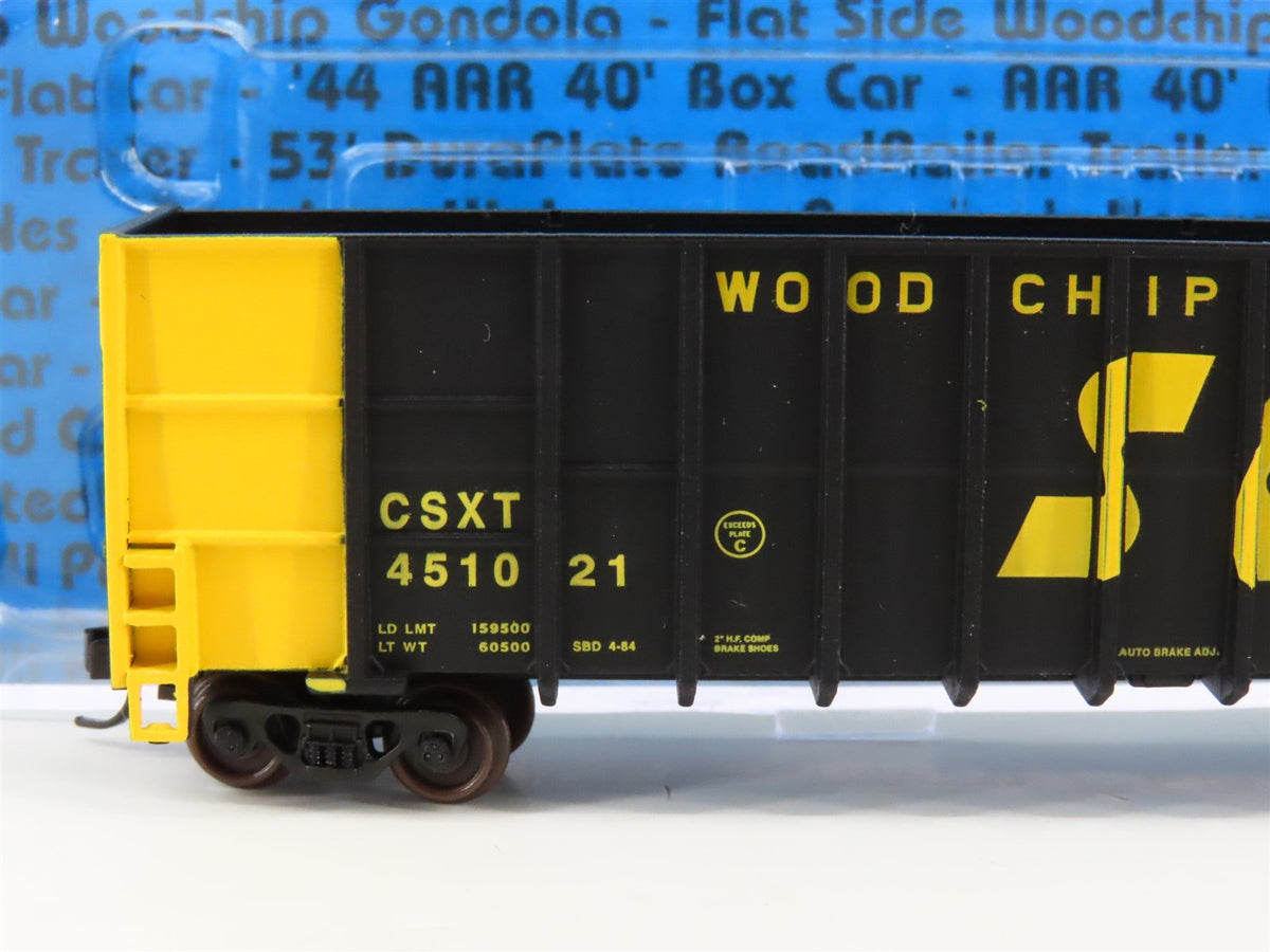 N Scale Deluxe Innovations 105703 CSXT CSX ex-SCL Woodchip Car #451021