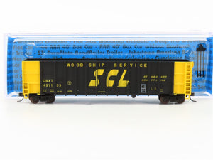 N Scale Deluxe Innovations 105703 CSXT CSX ex-SCL Woodchip Car #451153