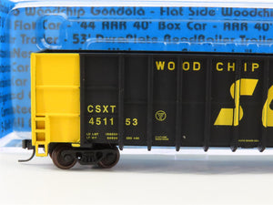 N Scale Deluxe Innovations 105703 CSXT CSX ex-SCL Woodchip Car #451153