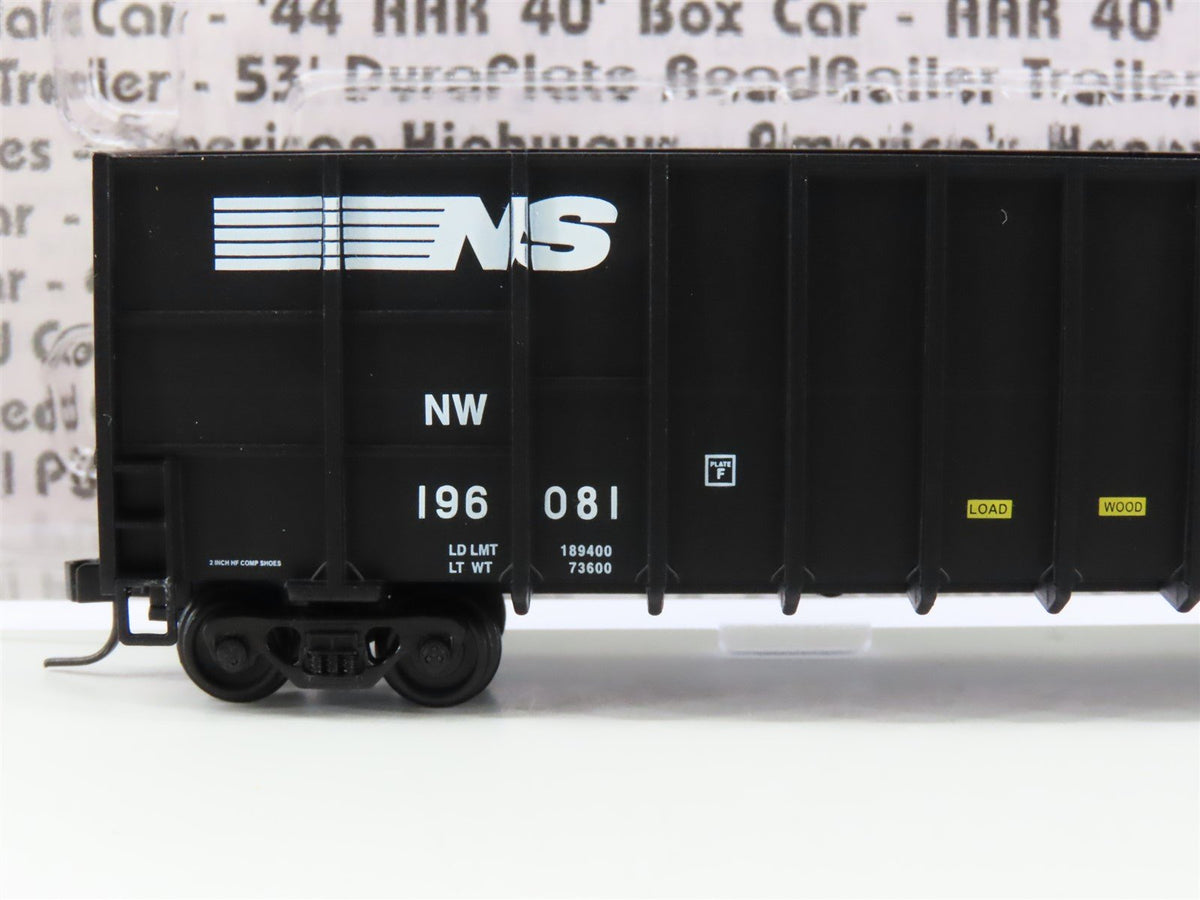 N Scale Deluxe Innovations 105502 NW NS Norfolk Southern Woodchip Car #196081