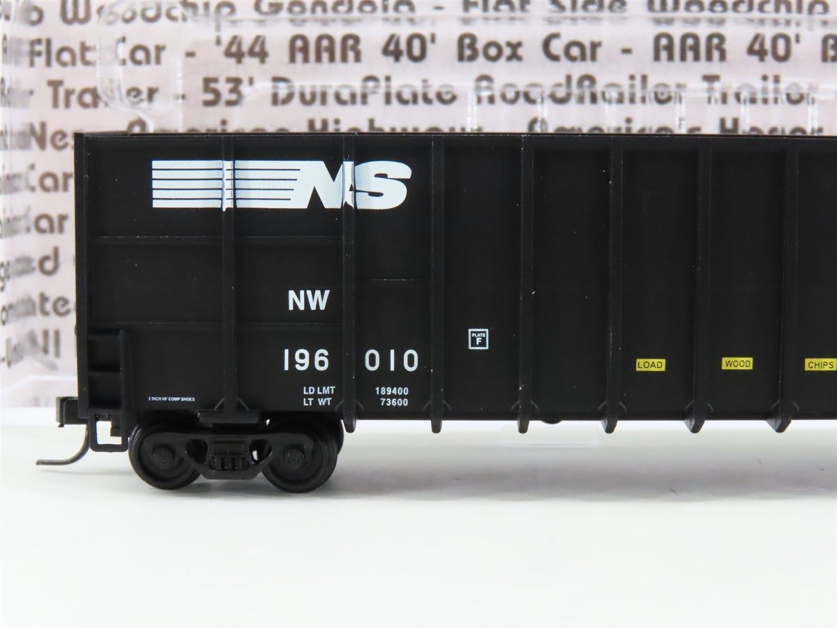 N Scale Deluxe Innovations 105501 NW NS Norfolk Southern Woodchip Car #196010