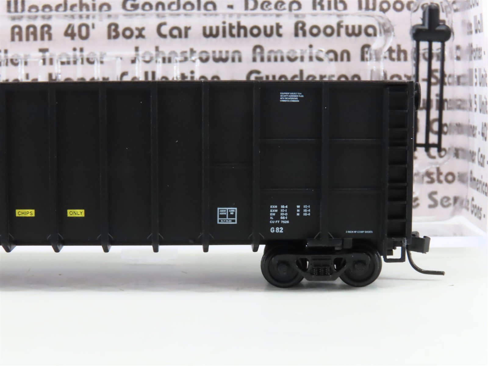 N Scale Deluxe Innovations 105501 NW NS Norfolk Southern Woodchip Car #196010