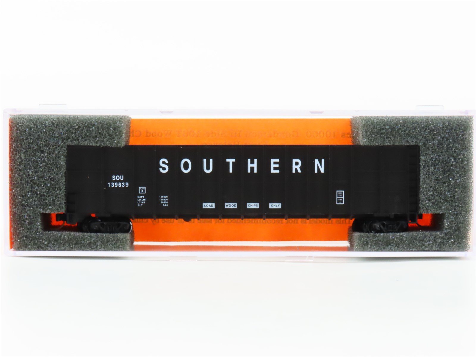 N Deluxe Innovations 10030 SOU Southern Railway Gunderson Woodchip Car #139639