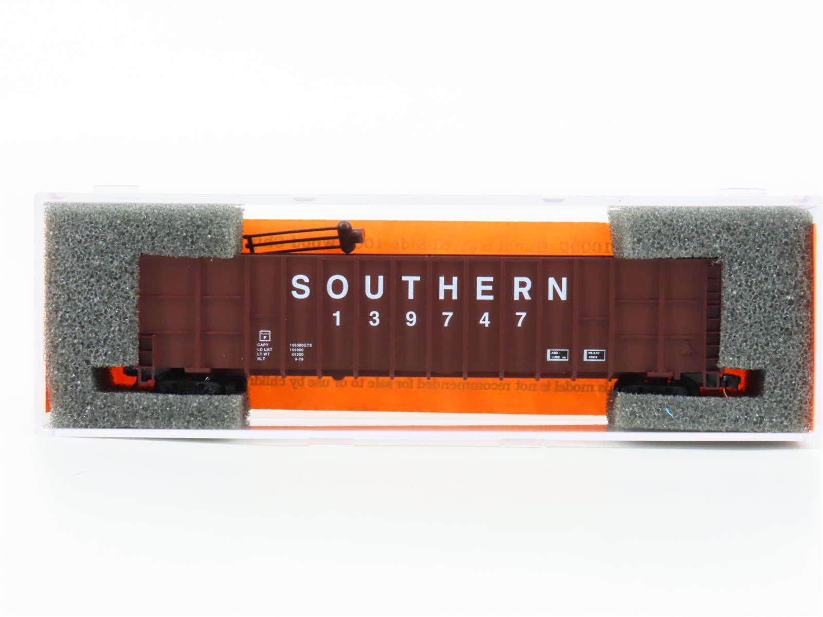 N Deluxe Innovations 10030 SOU Southern Railway Gunderson Woodchip Car #139747