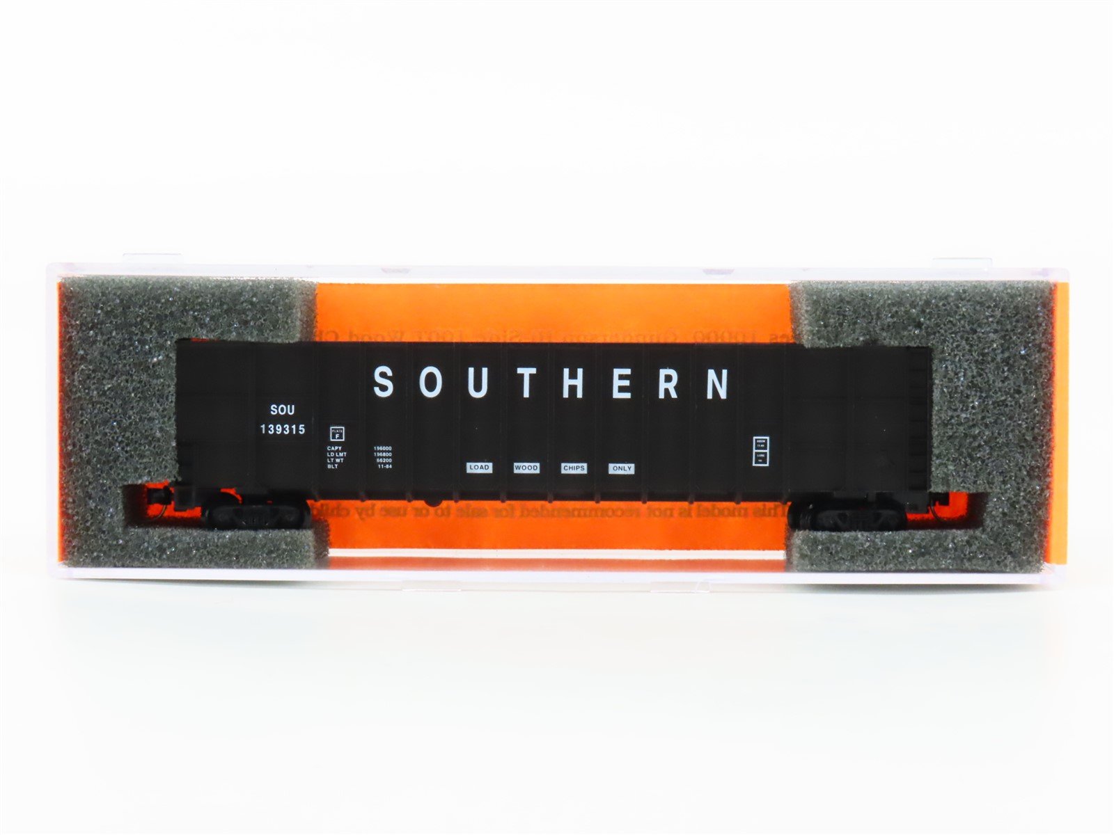 N Deluxe Innovations 10030 SOU Southern Railway Gunderson Woodchip Car #139315